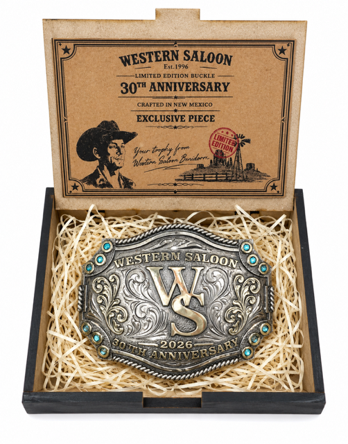WESTERN SALOON BUCKLE